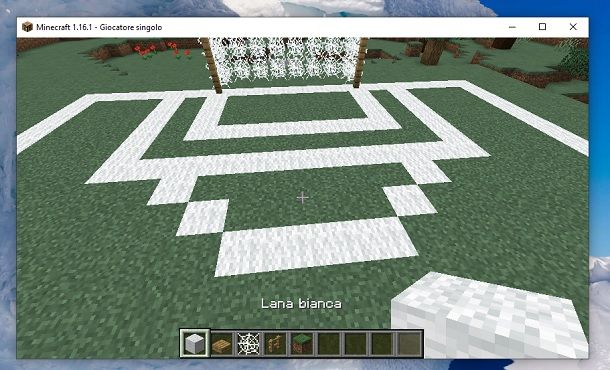 Lunetta area di rigore Minecraft