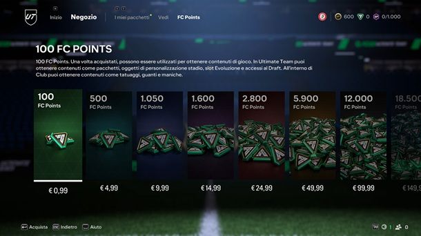 Acquistare EA Sports FC Points EA Sports FC 25