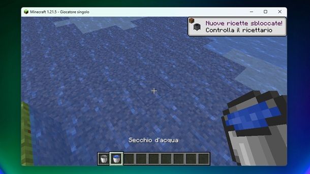 Secchio acqua Minecraft