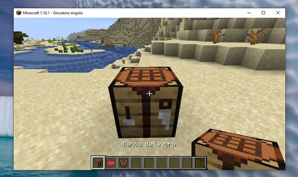 Banco da lavoro Minecraft