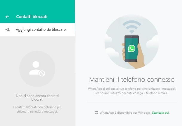 Come bloccare messaggi WhatsApp