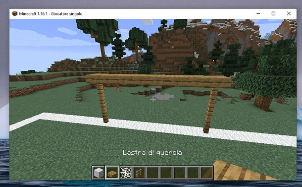 Traversa porta Minecraft