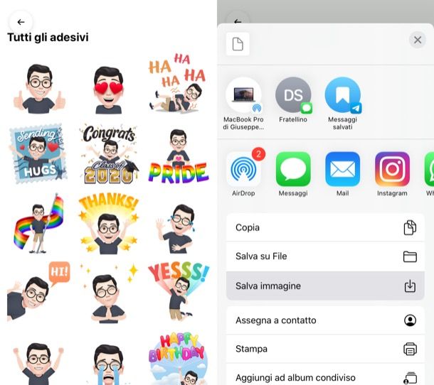 Avatar Facebook su WhatsApp