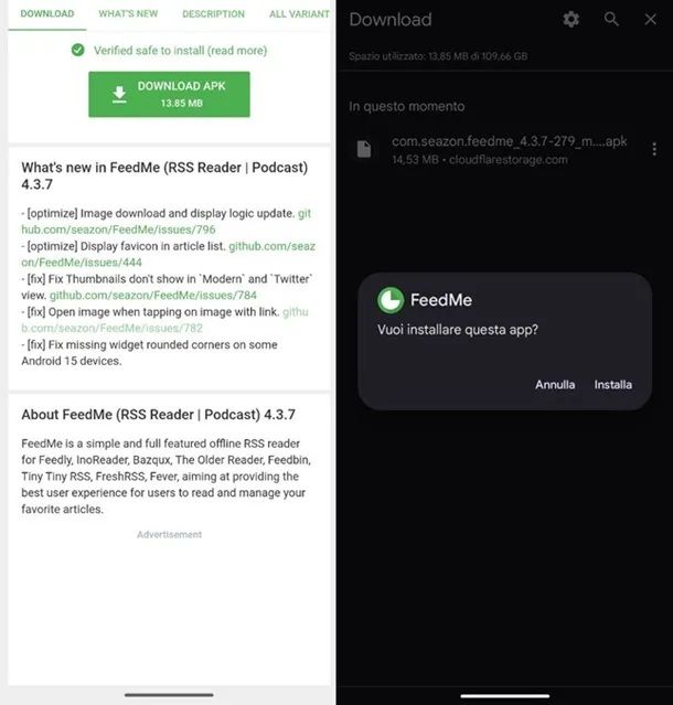 Come aprire un file APK scaricato su Android