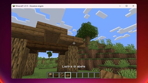 Lastra di abete basso Minecraft