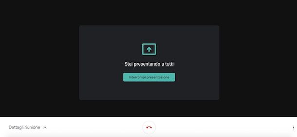 Come presentare un documento su Google Meet