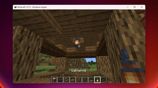 Lanterna Minecraft