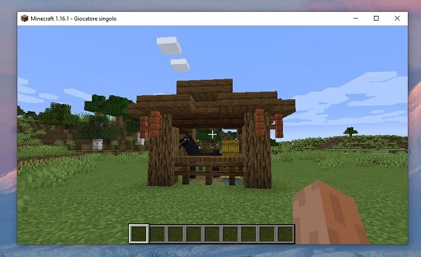 Come fare una stalla per cavalli su Minecraft