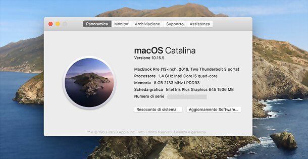 Informazioni Mac