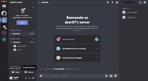 Server su Discord