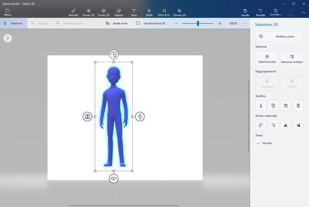 Come usare Paint 3D