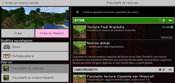 Come creare una Texture Pack per Minecraft PE