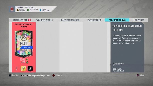 Pacchetto speciale Negozio FIFA 20