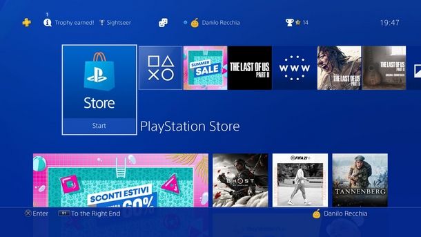 Iscriversi al PlayStation Network per entrare nel PS Store