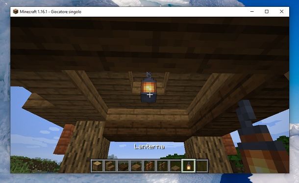 Lanterna Minecraft