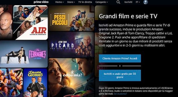 Prime Video gratis