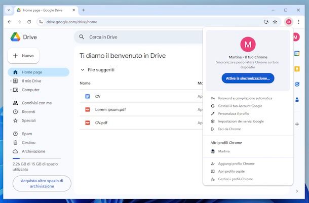 Google Drive Chrome