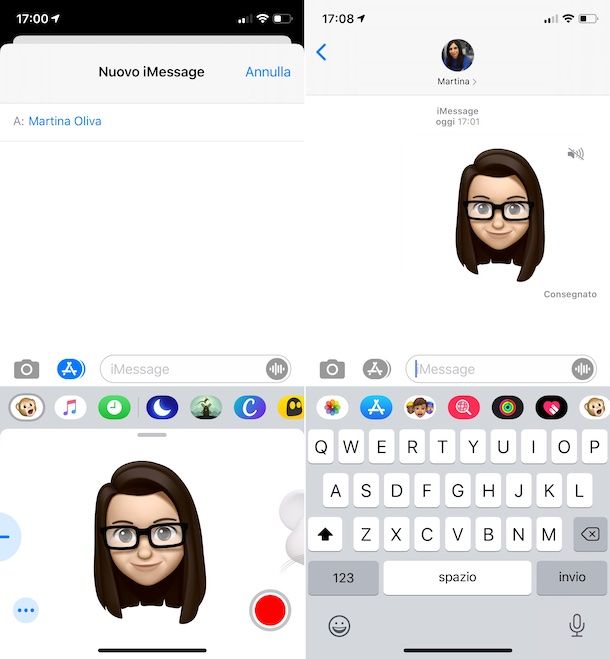 Video con Memoji