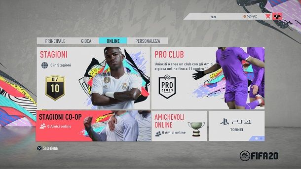 Stagione co-op FIFA