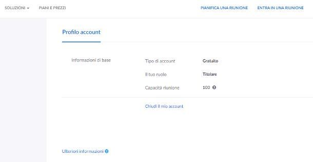 Come cancellare l'account Zoom