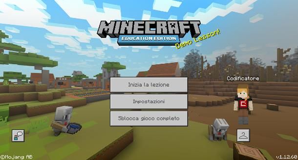 Come installare Minecraft Education Edition