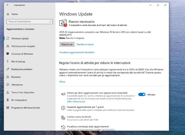 Come aggiornare Windows 10