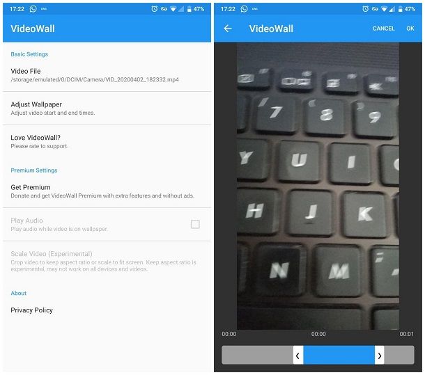 Come mettere un video come sfondo su Android