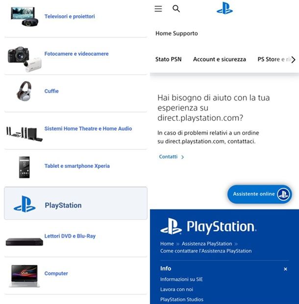 Come cambiare età account PSN da smartphone