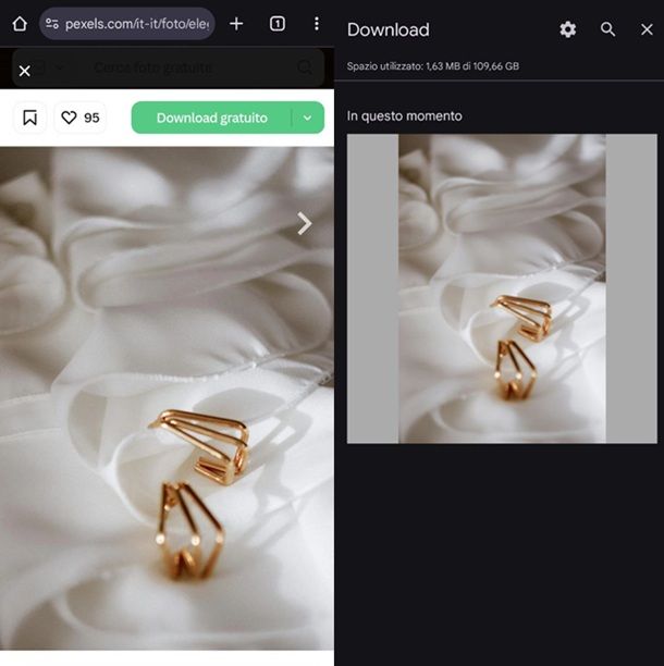 Come aprire i download su Android tramite Chrome