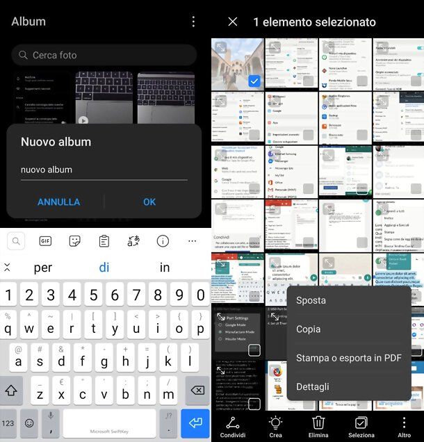 Come creare cartelle di foto su Android