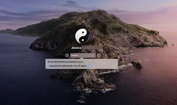 Come reimpostare password Mac