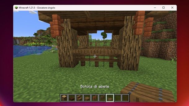 Botola di abete Minecraft