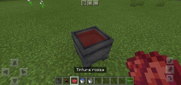 Tintura rossa Minecraft PE