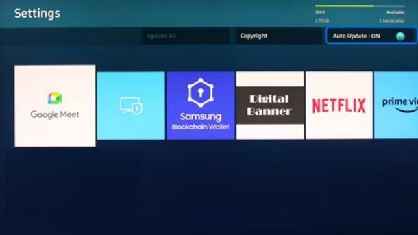 Come aggiornare RaiPlay su Smart TV Samsung