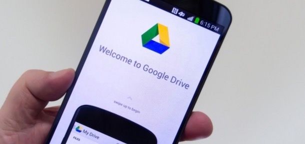 Google Drive su smartphone