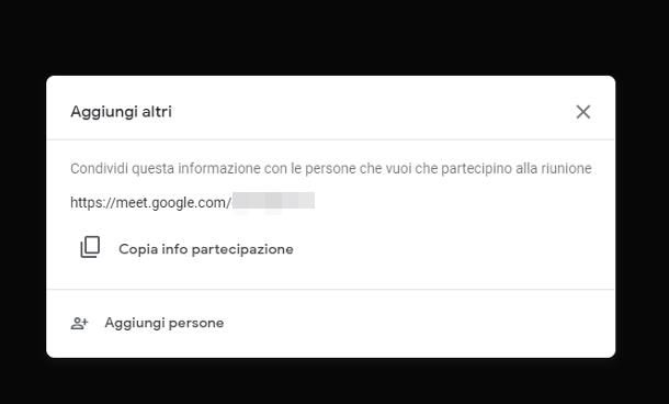 Come accedere a Google Meet con link