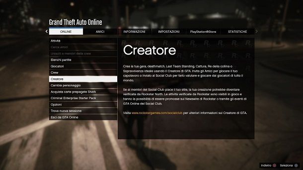 Editor Creatore GTA Online