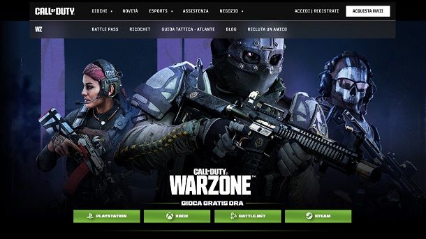 Scaricare Call of Duty Warzone 2.0 Battle.net