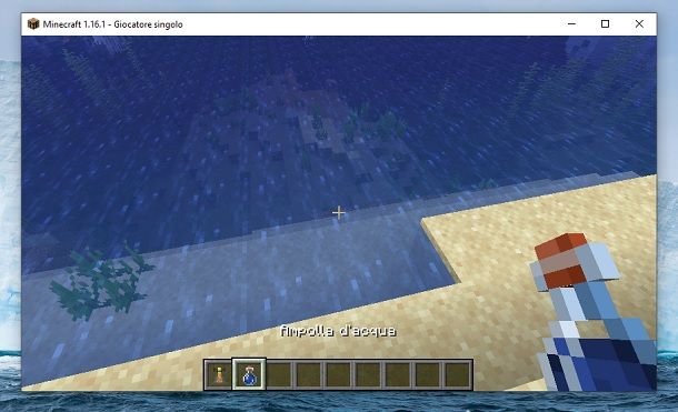 Ampolla acqua Minecraft