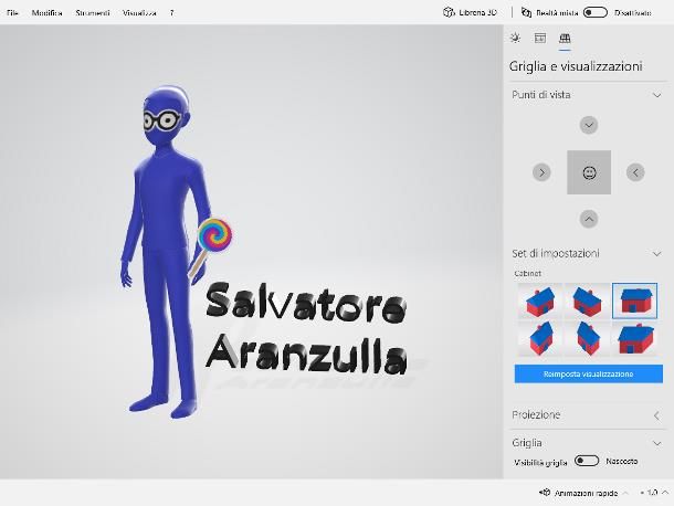 Come usare Paint 3D