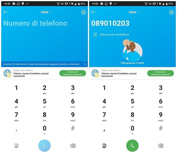 Come usare Skype sul cellulare