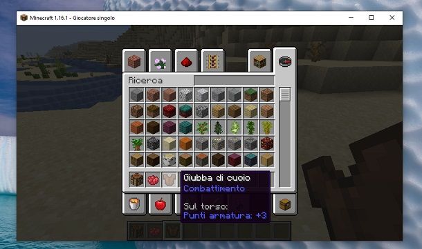 Inventario Minecraft