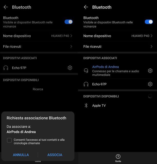 Se pueden conectar airpods a huawei online