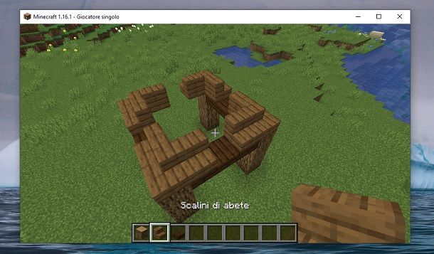 Scalini di abete Minecraft