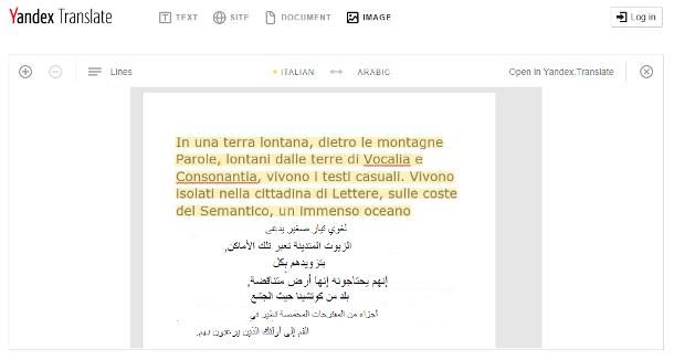 Come tradurre una foto con Yandex Translate
