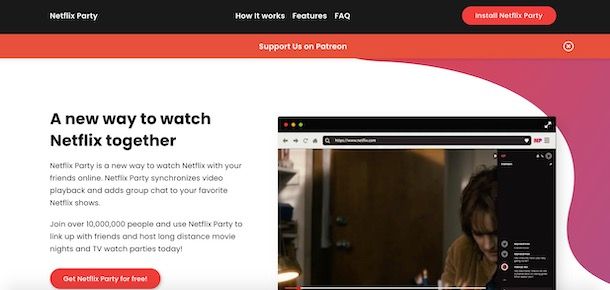 Come installare Netflix Party su PC
