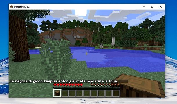 Keep Inventory Minecraft vecchia versione