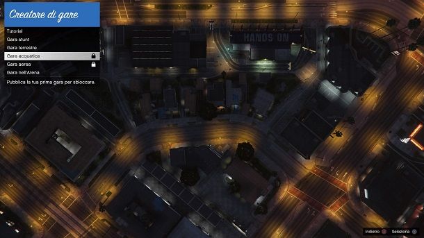 Tipologia gare Editor Rockstar GTA Online