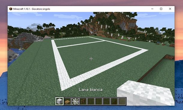 Lana bianca Minecraft