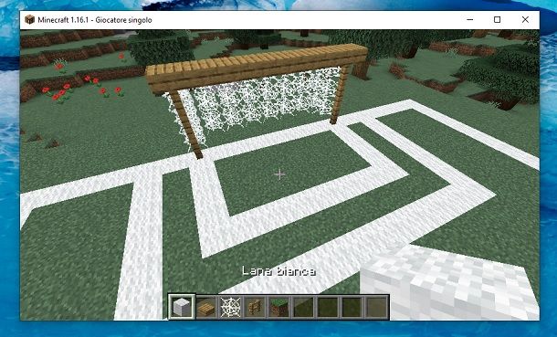 Area piccola calcio Minecraft